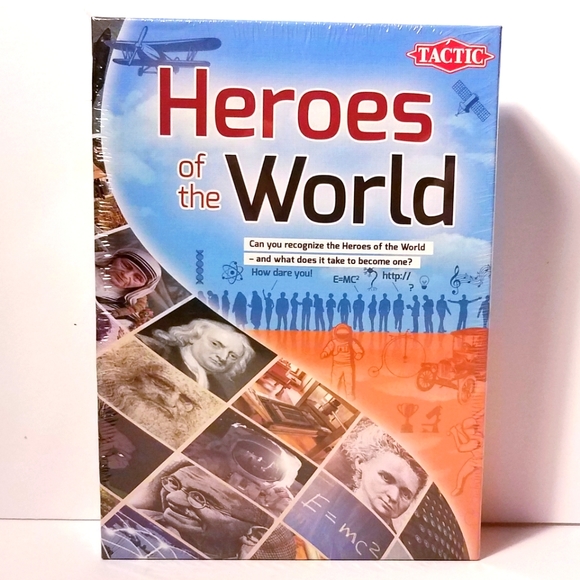 Heroes Of The World Card Game Can You Recognize the Heroes of the World? Tactic - Picture 1 of 4